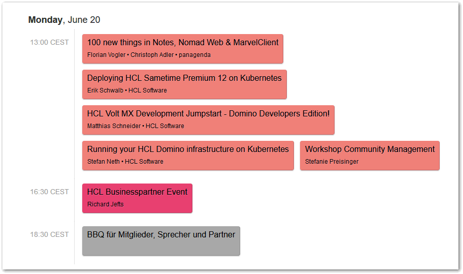 Image:DNUG Pre-Konferenz Tag 20 Juni 2022 Partner Event + Workshops für alle Teilnehmer