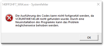 Image:Domino 14.0 FP2 IF1 installer might fail on new machines --  VCRUNTIME140 32bit is missing