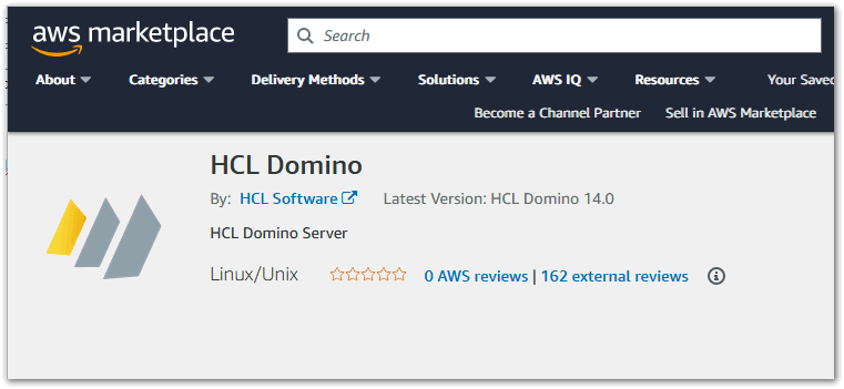 Image:Domino 14.0 is available on AWS marketplace