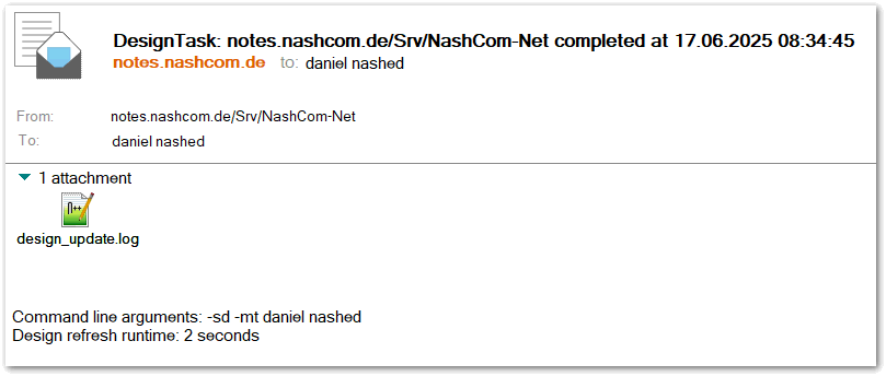 Image:Domino 14.5 Design task comes with some pretty useful new functionality