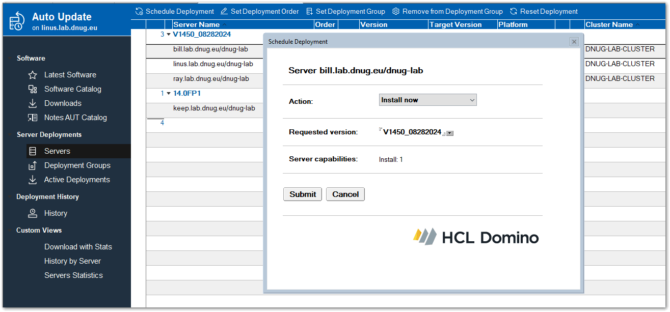 Image:Domino 14.5 EA1 AutoInstall in action