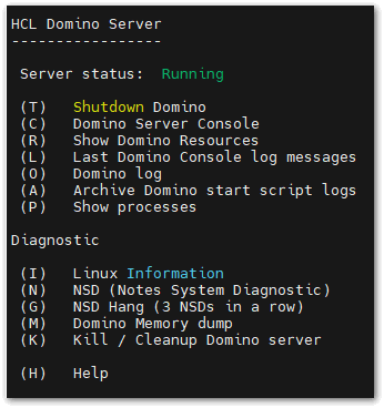 Image:Domino Container Project: software.txt link & new start script version