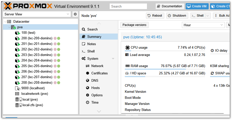 Image:Domino on Proxmox deployment models