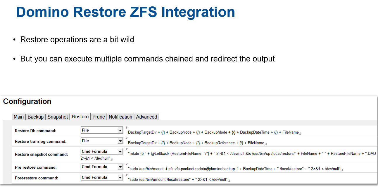 Image:Domino ZFS Snapshot Backup