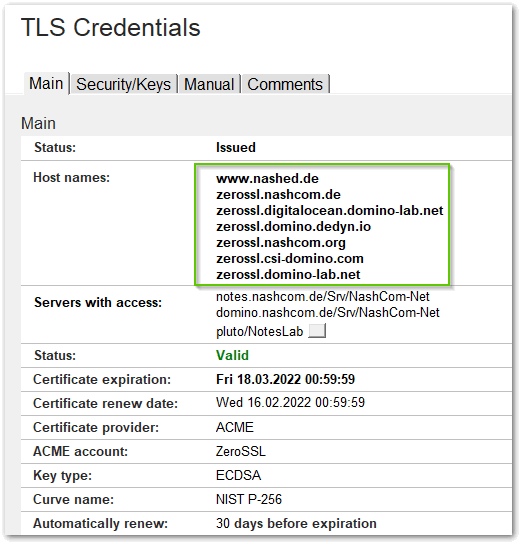 Image:Don’t do this at home - Wild Domino 12.0.1 CertMgr configurations