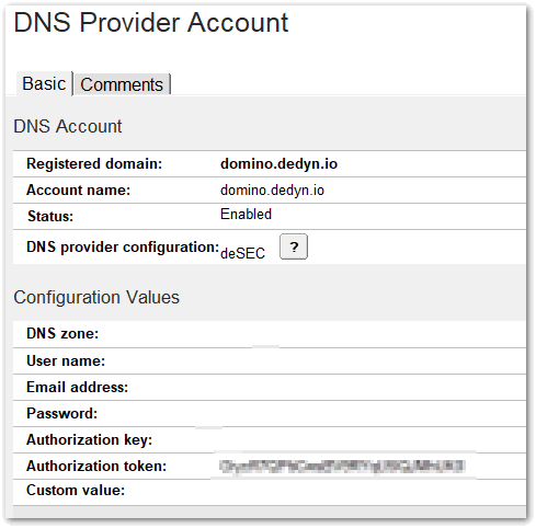 Image:Free DNS provider deSEC e.V. supported by Domino CertMgr 