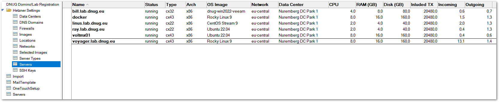 Image:Hetzner Server Factory for Domino workshops