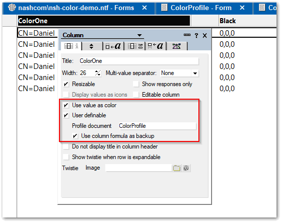 Image:Notes Color fields, color view columns, color profiles and how they work