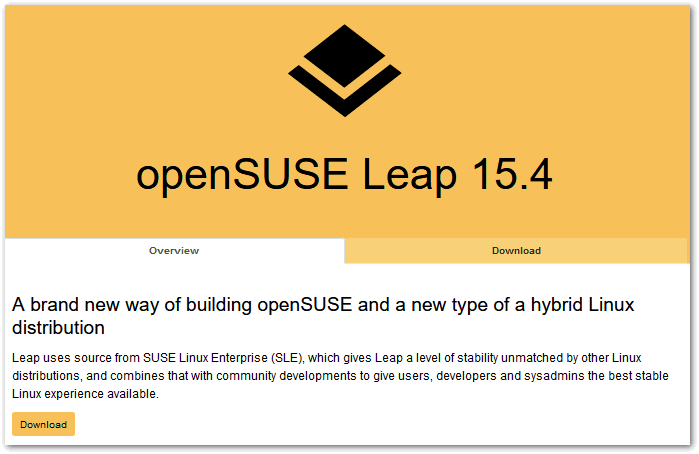 Image:openSUSE Leap 15.4 released -- works well with Domino and Docker images