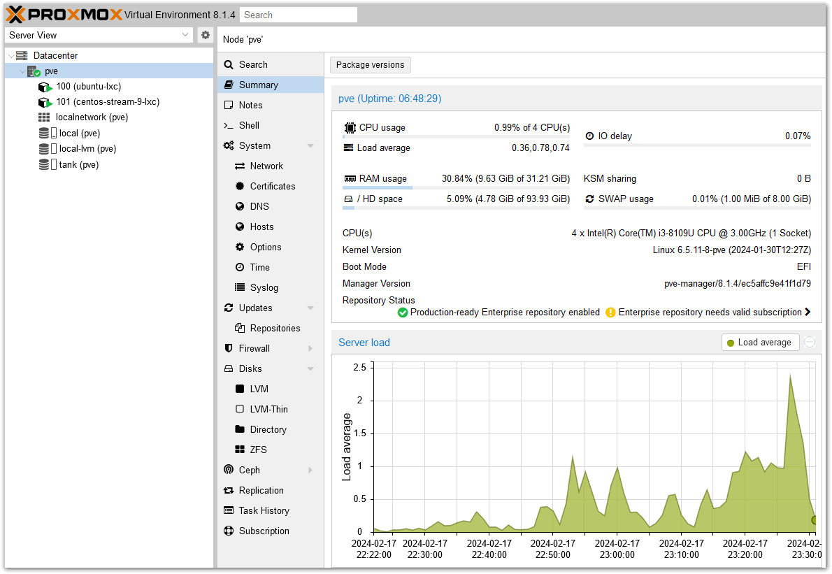 Image:Running Domino in LXC containers on Proxmox requires a trick