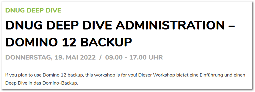 Image:Workshop: DNUG Deep Dive - Domino 12 Backup