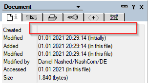 Image:Y2K21 Notes property box - Created date is empty